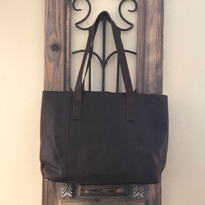 Love & company genuine leather tote